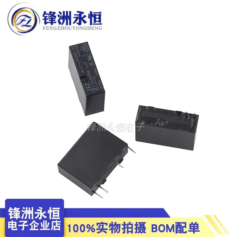 5Pcs/lot 100% New Original F3AA012E F3AA005E F3AA024E 1 Form A SPST-NO Power Relays F3AA 5V 12V 24V DC 5A 4PIN