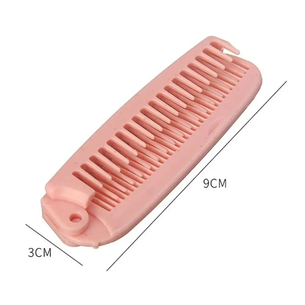 Anti-Static Foldable Hair Comb Detangling Hair Styling Hair Brush Anti-knot Hotel Travel Folding Comb Hairdressing Tools