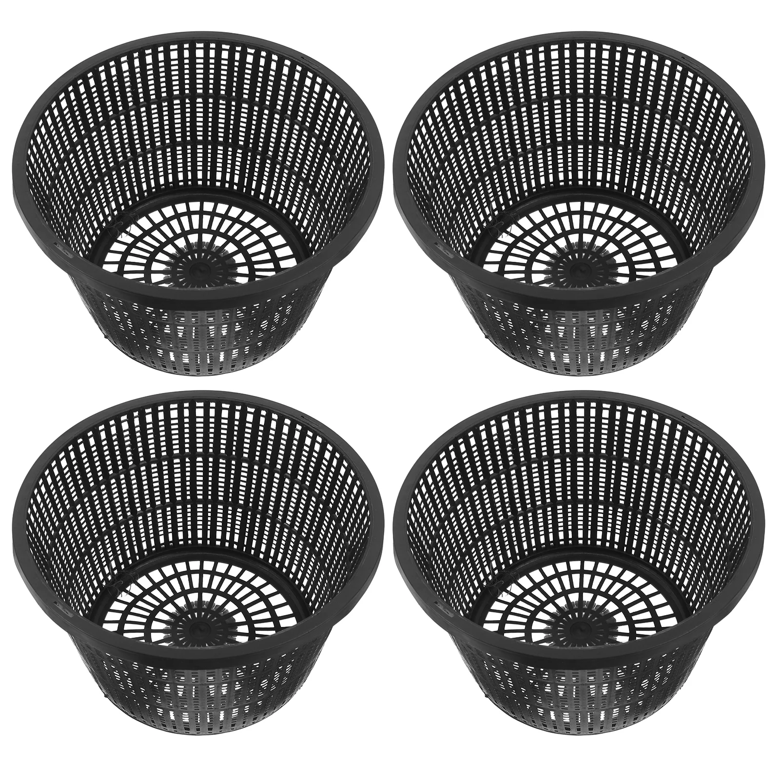 Maceta de cultivo hidropónico, contenedor de malla grande, cesta para plantas, taza de jardín, maceta de agua, sistema de jardineras de drenaje, 4 Uds.