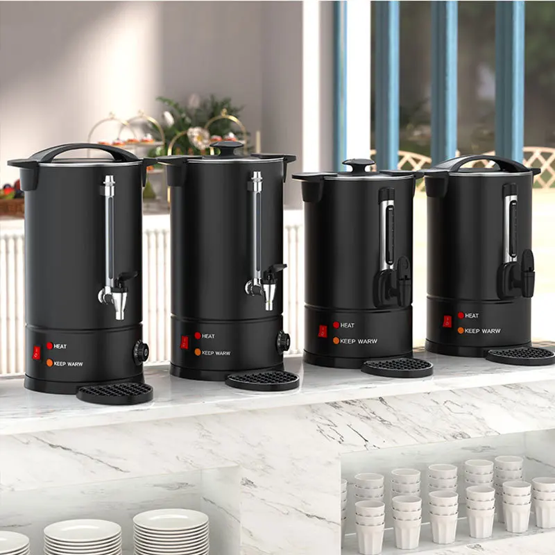 

Coffee bucket with filter tray 304 stainless steel electric boiling water bucket