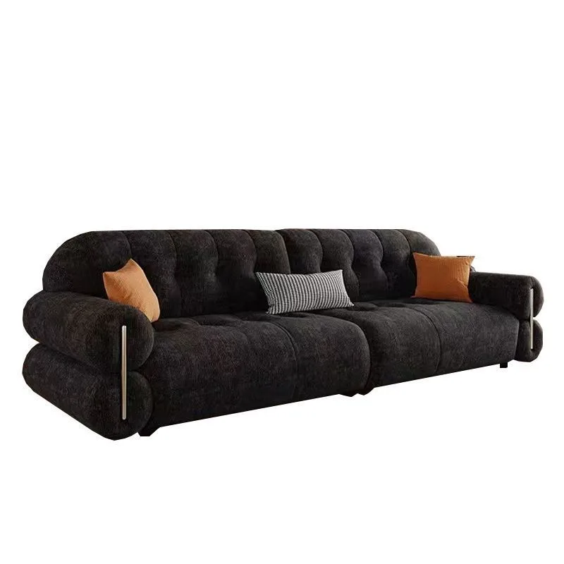 Designer Black Living Room Sofas Aesthetic Sleep Luxury Lazy Living Room Sofas Couch Lounges Meuble Salon Furniture Home
