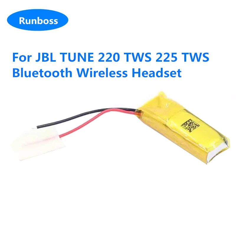 Bateria do zestawu słuchawkowego GPS JBL TUNE 225TWS, 220TWS, TUNE 225 220 TWS 040719   3.8V 25mAh 410616 040719   Baterie zamienne do akumulatorów