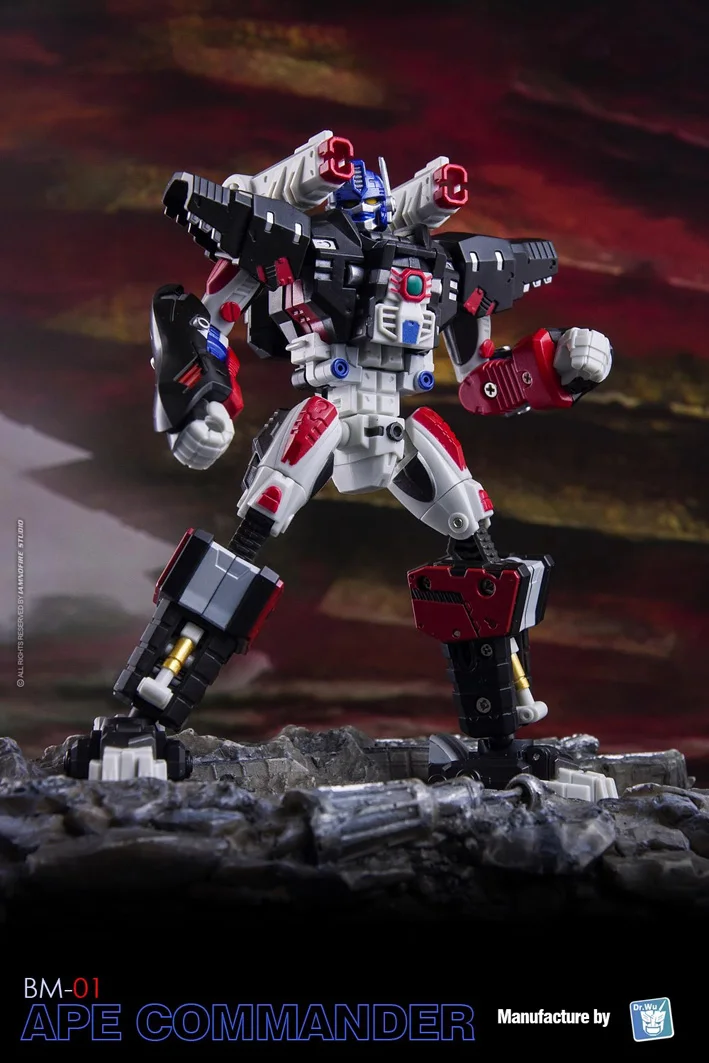 In Voorraad Kleinschalige Getransformeerd Speelgoed Monteur DR.WU Doctor Wu BM-01 Kapitein Orang-oetan Tweekoppige Adelaar