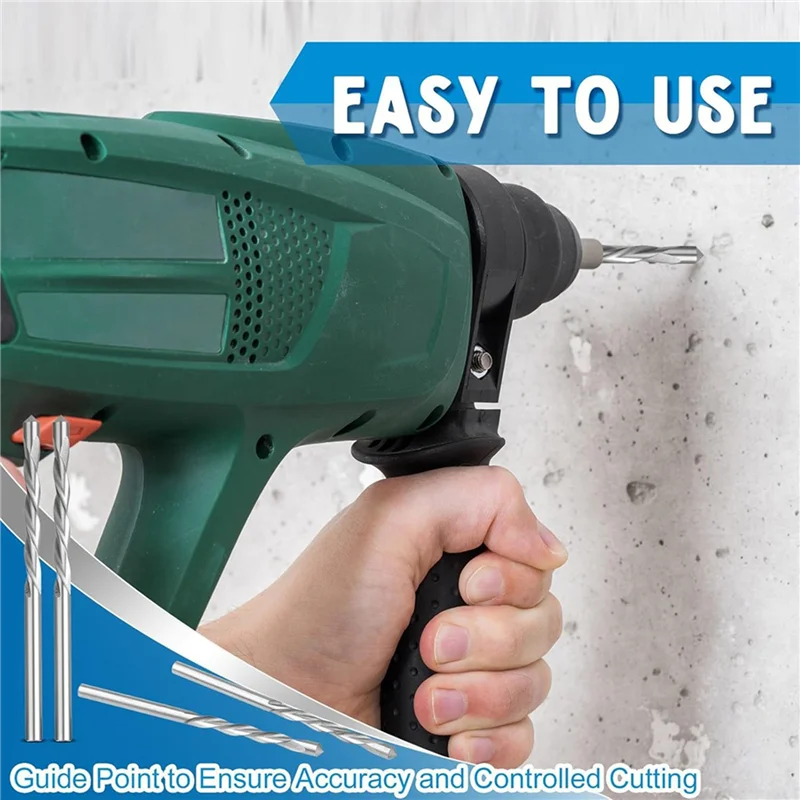 ABBP-60 PCS 1/8 นิ้ว Drywall บิตจํานวนมาก Drywall ตัดบิต Drywall เจาะบิตสําหรับ Drywall เครื่องมือตัดใช้เกลียวเลื่อย