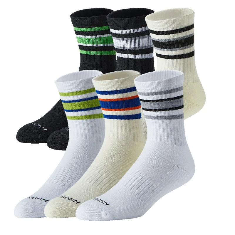 High Quality Sport Socks for Men Women Soft Size 36-44 Breathable Yoga Socks with Lines