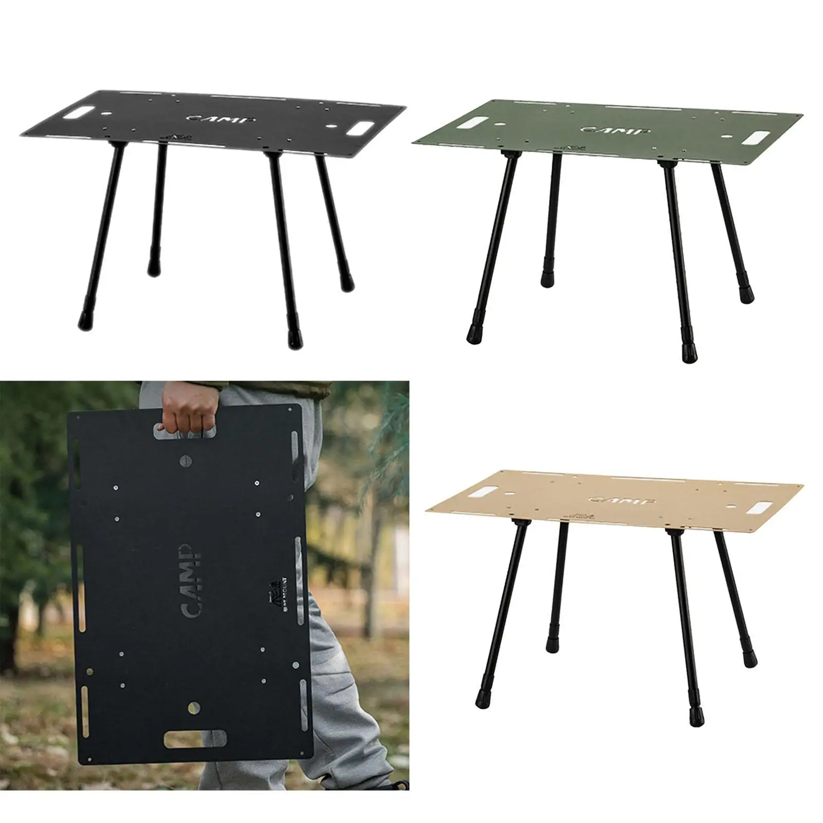 Folding Table Multifunctional Camp Table Ultralight Desk Camping Table Outdoor Table for Hiking Travel Backpacking Patio Yard