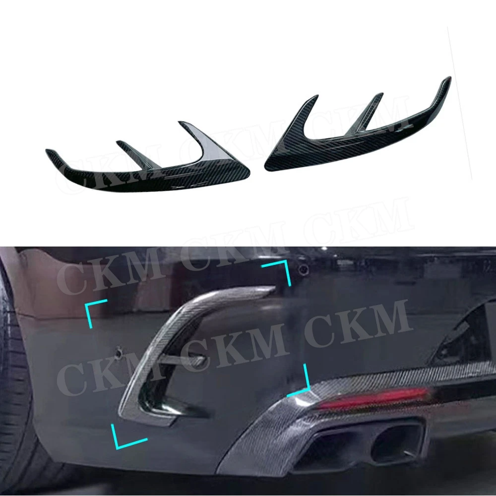 

B Style Rear Bumper Air Vent Trims Spoiler Car Body Kits for Mercedes Benz S Class W217 C217 S63 65 AMG Coupe 2014-2019