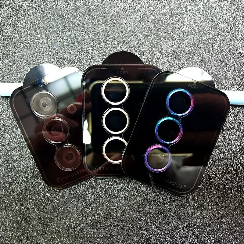 Camera Protector for Samsung Galaxy A34 A54 A14 5G Metal Lens Ring Tempered Glass on Samsung A24 A25 Lens film Protective Cap