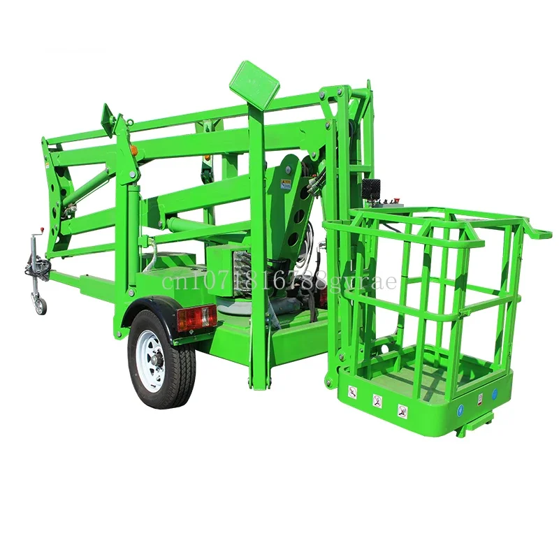 Trailer Articulated Boom Lift Telescopic Towable Boom Lift