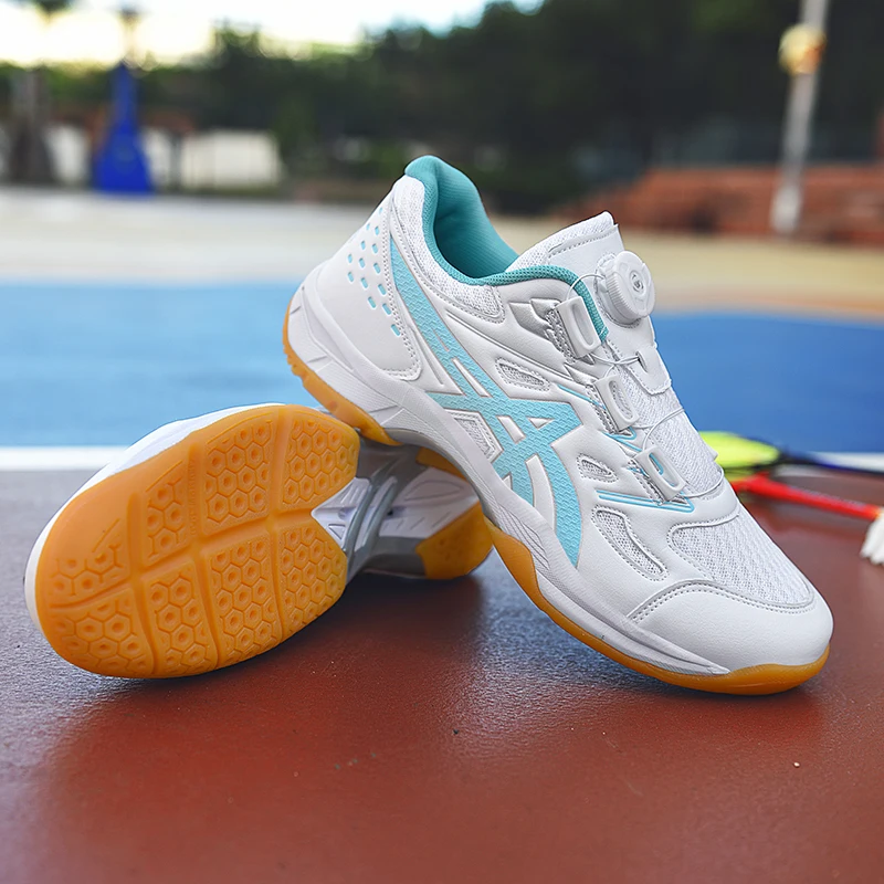 Men Women Table Tennis Badminton Volleyball Shoes Lightweight Comfortable Sports Sneakers Anti Slip Footwear