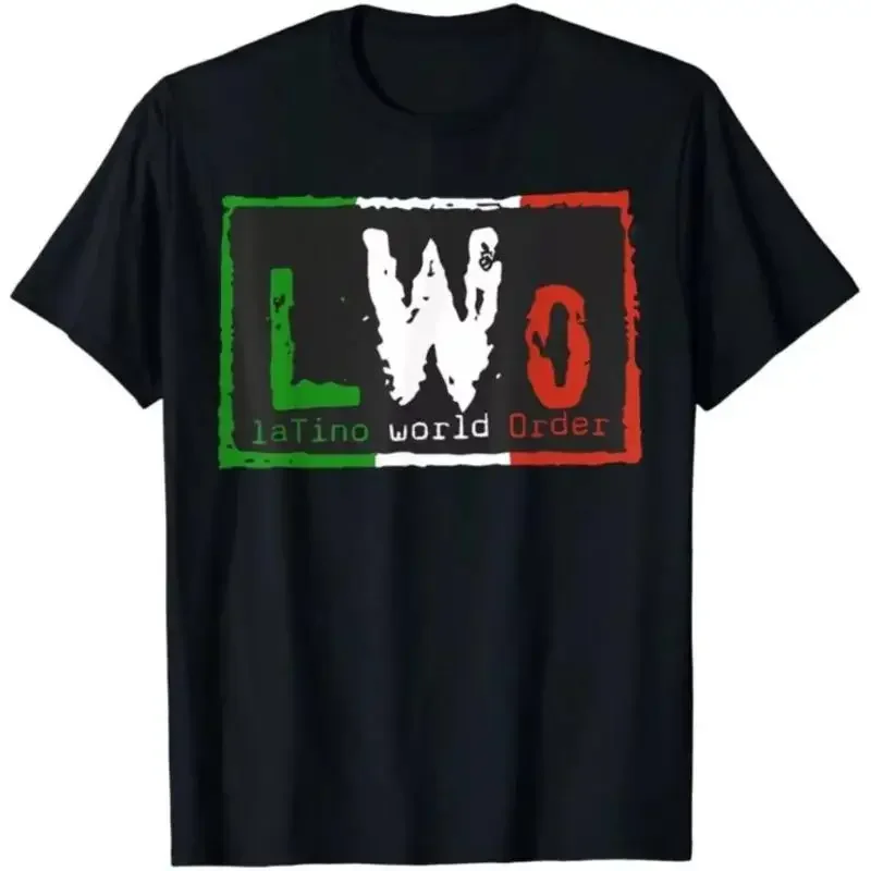 NEW LWO Latino World Order II Design Great Gift T-Shirt US Size,Unisex Crewneck
