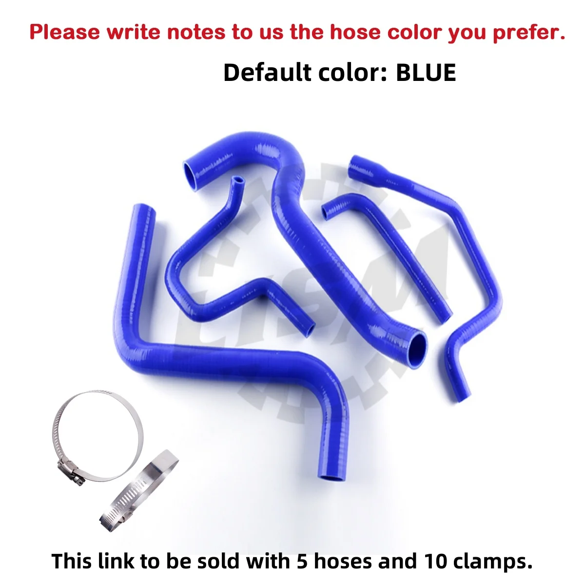 

5PCS 3PLY Silicone Radiator Coolant Hose Kit For 1995-1997 Holden Commodore VS 3.8 V6 1996 Silicone Tube Pipe