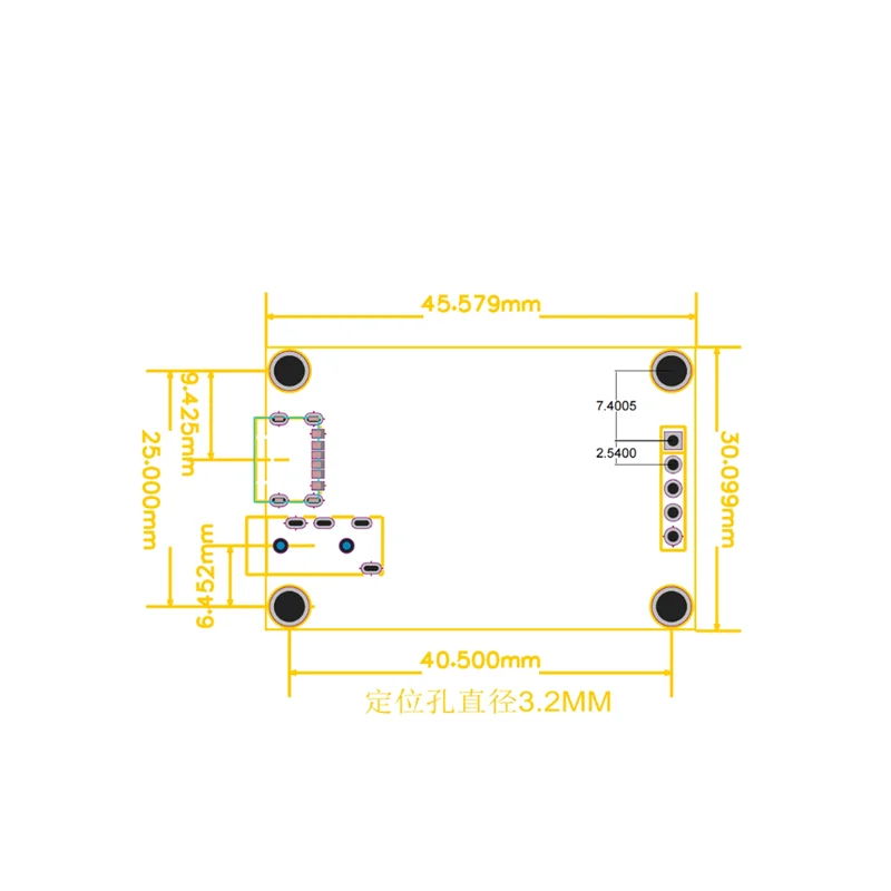 1pcs PCM1808 ADC Module, 3.5mm AUX Stereo Single-Ended Analog Audio to I2S Digital Output Board