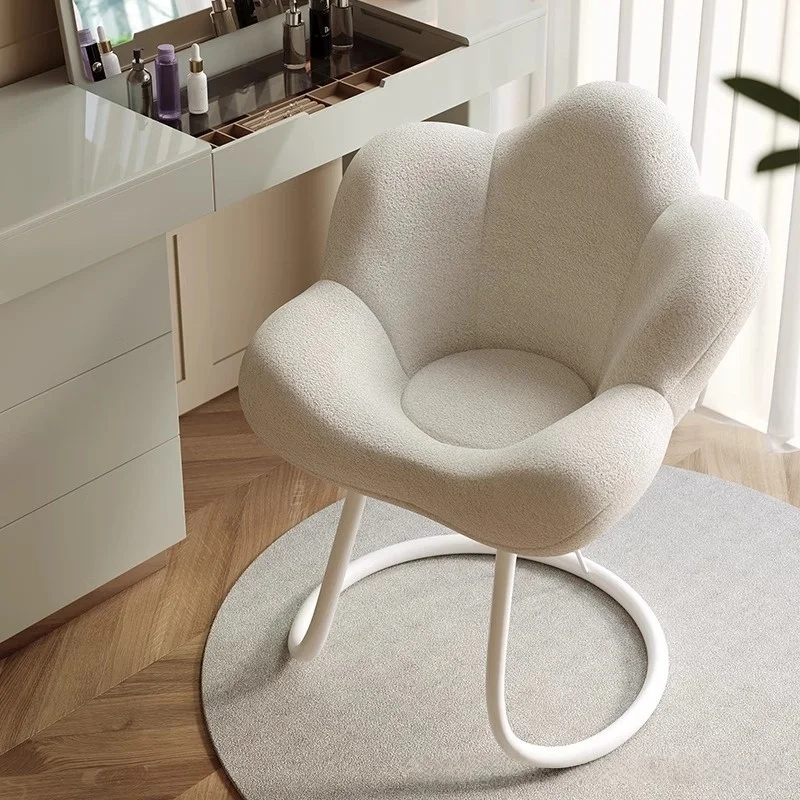 Makeup chair, backrest dressing table chair, cream style stool