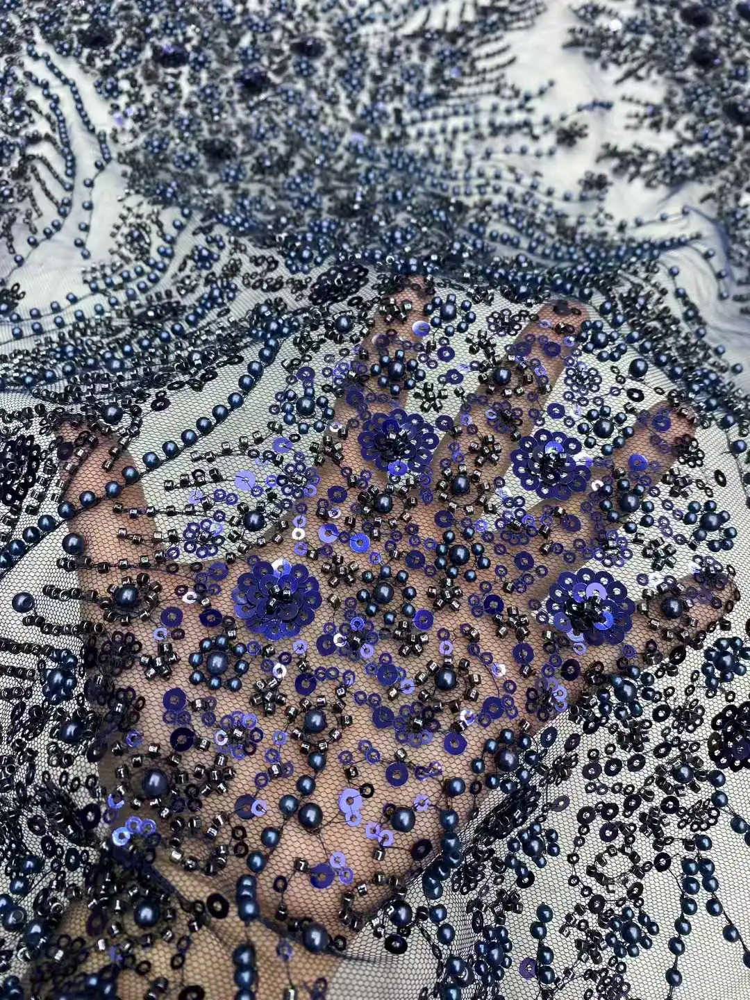 

Элитная африканская нигерийская ткань 2026 года: новейшее высококачественное кружево с тюлем, вышивкой гипюром и пайетками, 5 ярдов