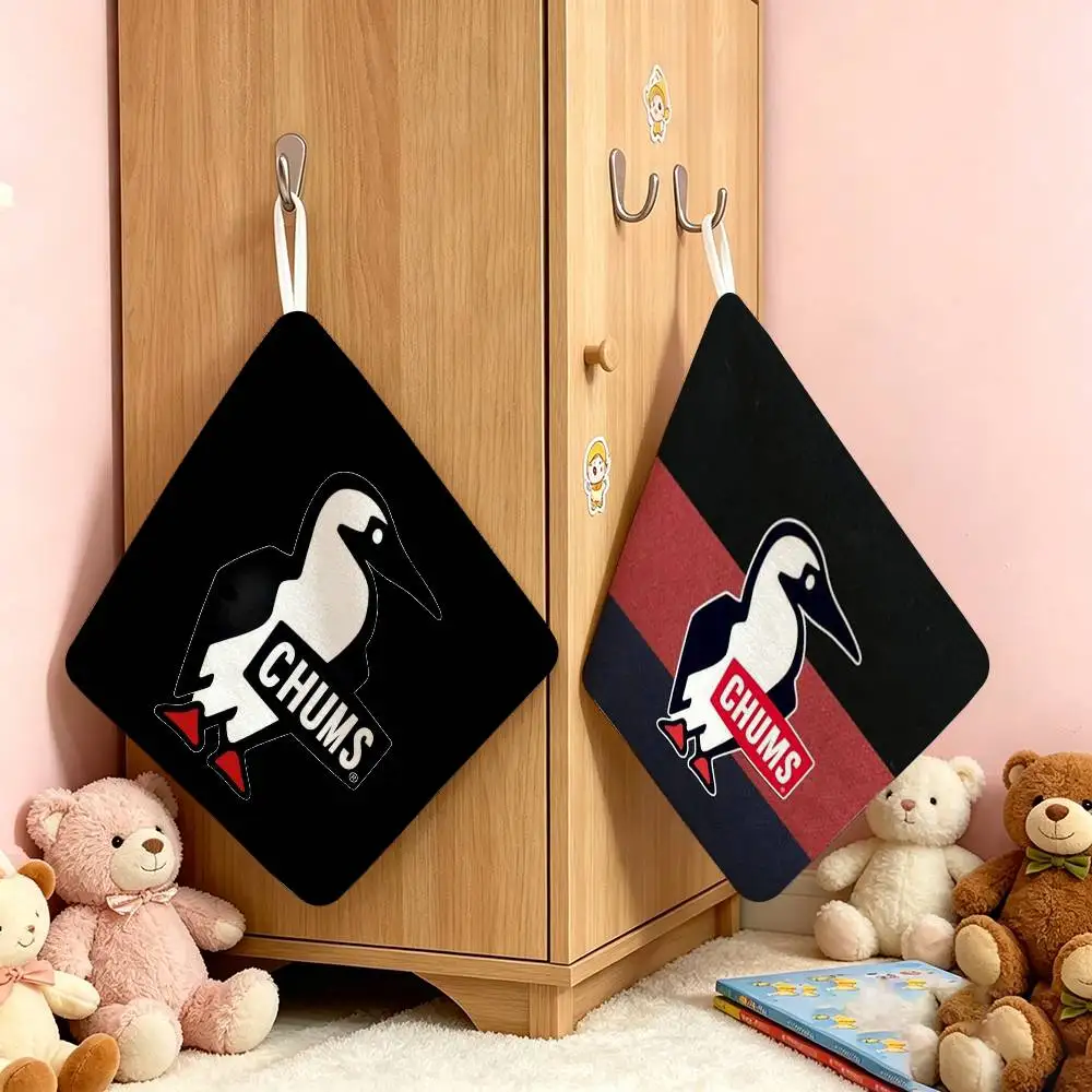 Brand C-Chums Polyester  Polyester Cotton Daily Towel Hanging Kitchen Hand Wiping Cloth Durable for Whole House Use