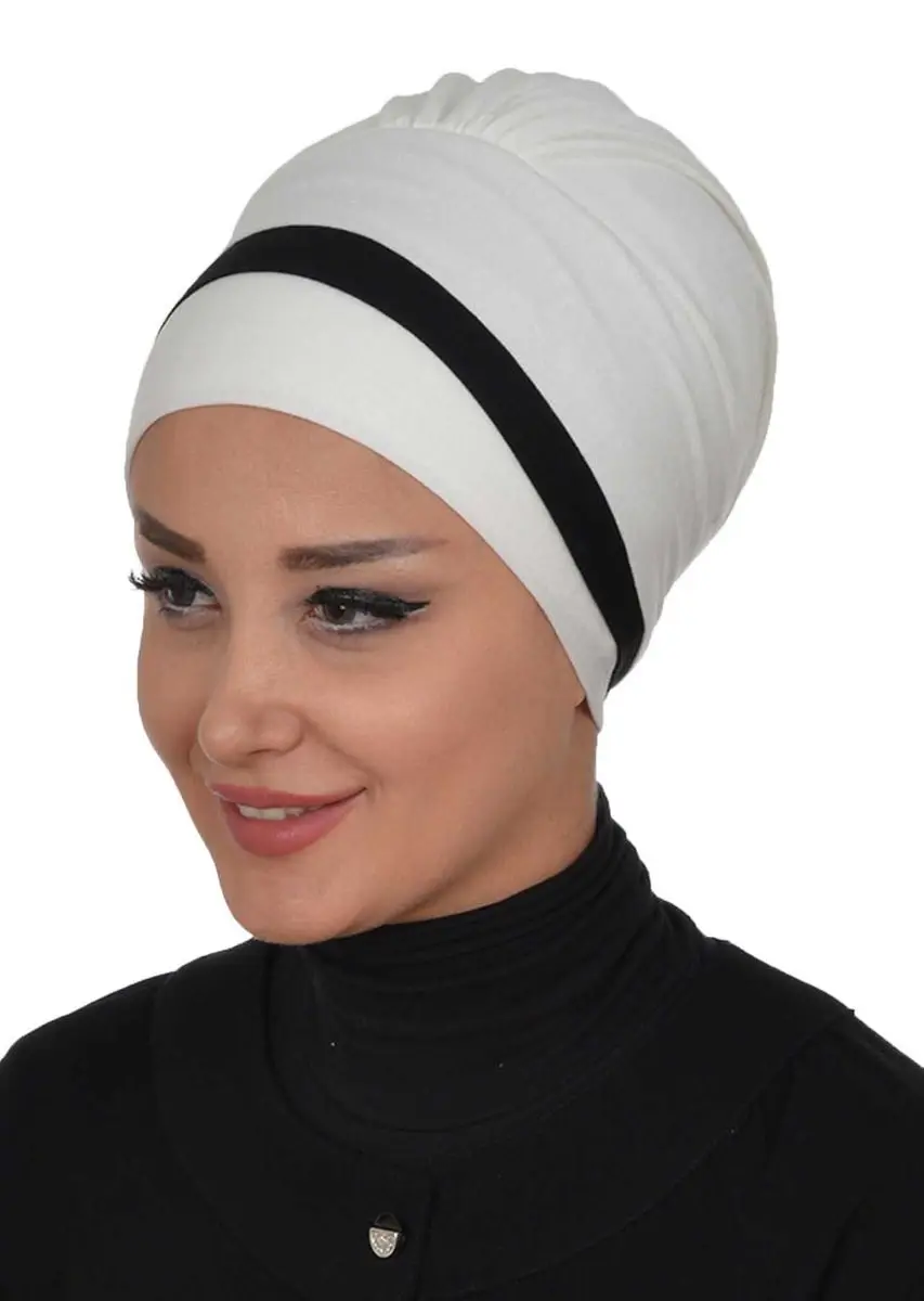 Doppel farbige gekämmte Knochen creme