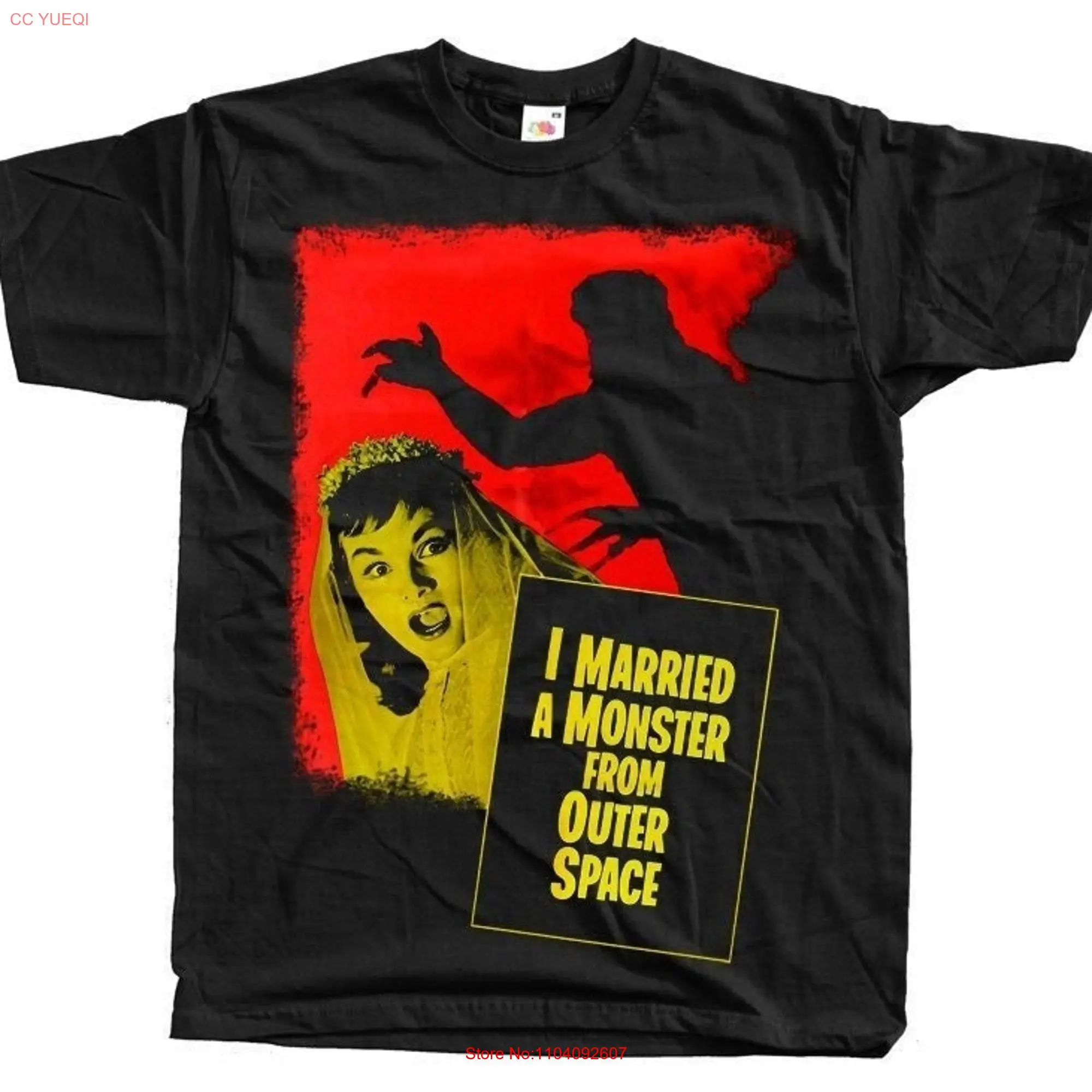 I Married a Monster from Outer Space V1 Horror Poster T SHIRT All sizes S 5XL Cotton long or short sleeves