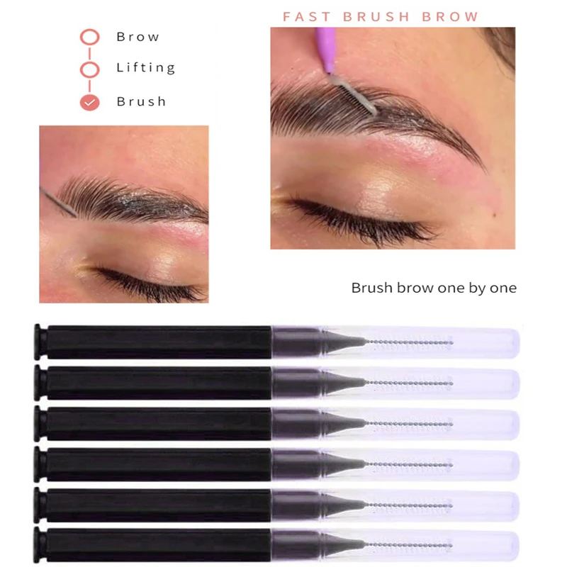 10pcs Bendable Micro Brushes Disposable Microbrush Applicators Eyelash Extensions Eyelash Glue Cleaning Brush for Eyelash