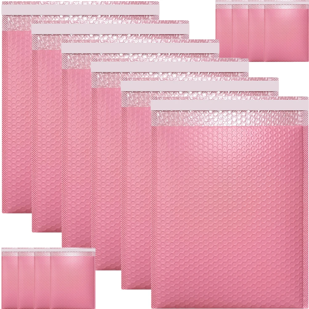 

20 Pcs Bubble Bag Packaging Mailers Pink Padded Self Adhesive Pouch for Small Package Bags Shipping Mailing Envelopes