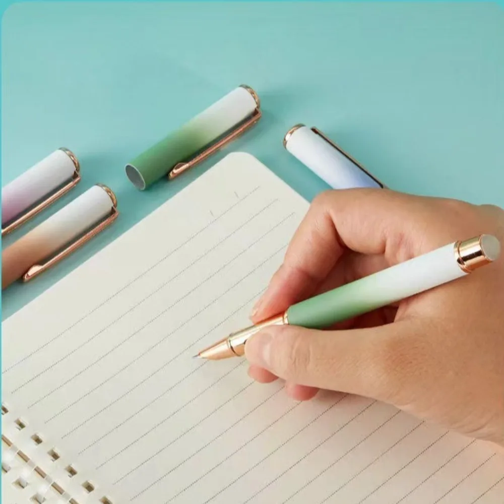 

Креативная перьевая ручка с наконечником 0,38 мм, сменный мешок с чернилами, стираемая нейтральная ручка, красочные чернильные ручки для каллиграфии, инструмент для письма и рисования