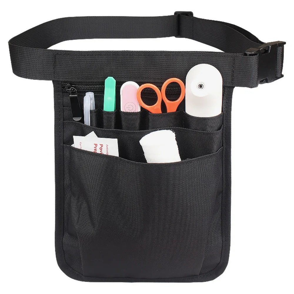 Nurse Organizer Bag Belt Extra Pocket Fanny Pack Nurse Waist Bag For Women Shoulder Pouch Case 900D Nylon for Accessories Tool