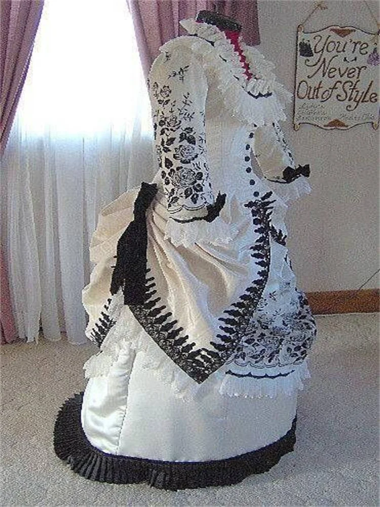 Historical Gothic Steampunk Victorian Edwardian Duchess Walking Visiting Afternoon Dress  Royal Court  Theatre Ball Gown