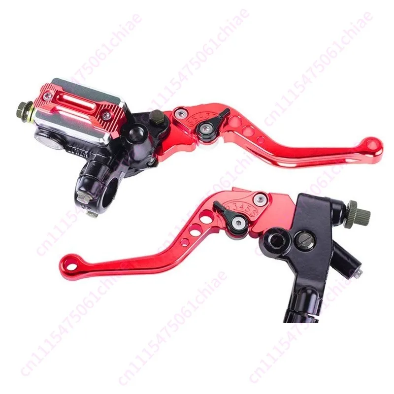 Front Brake Upper Pump Clutch Handbrake Assembly 22MM CNC Motorcycle Hydraulic Disc Brake Pump 6 Gear Modification