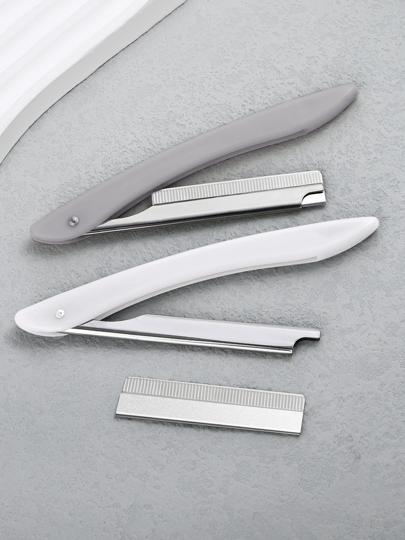 2er-Pack Rasiermesser Augenbrauen-Trimmer, Edelstahl-Haartrimmer, Professioneller Gesichts-Augenbrauenrasierer, nur für Männer und Frauen. – Detail 21