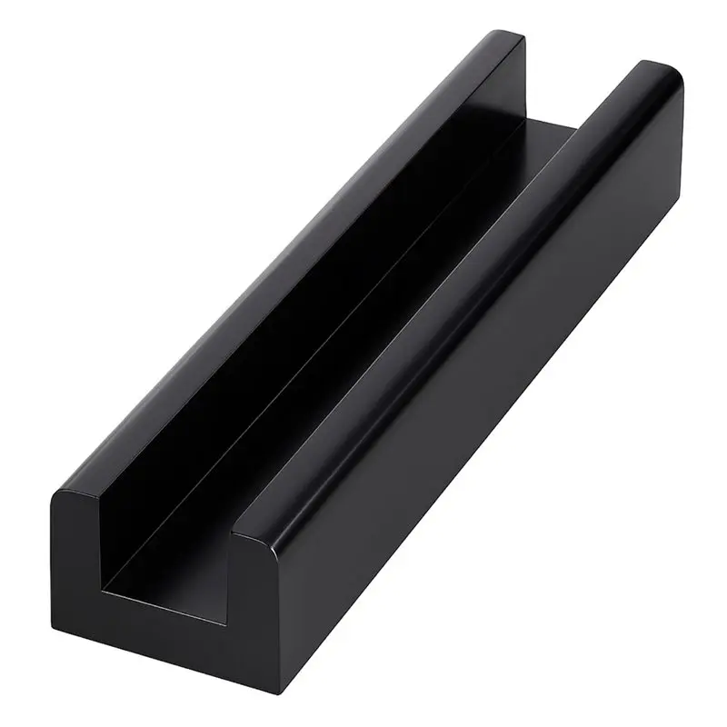 

【NOW SAVE】Stable Support Holder Wooden Floor Mirror Stand Anti Slip Base For Full Length Mirrors 9.8 X 2.3 X 1.5 Inches Black