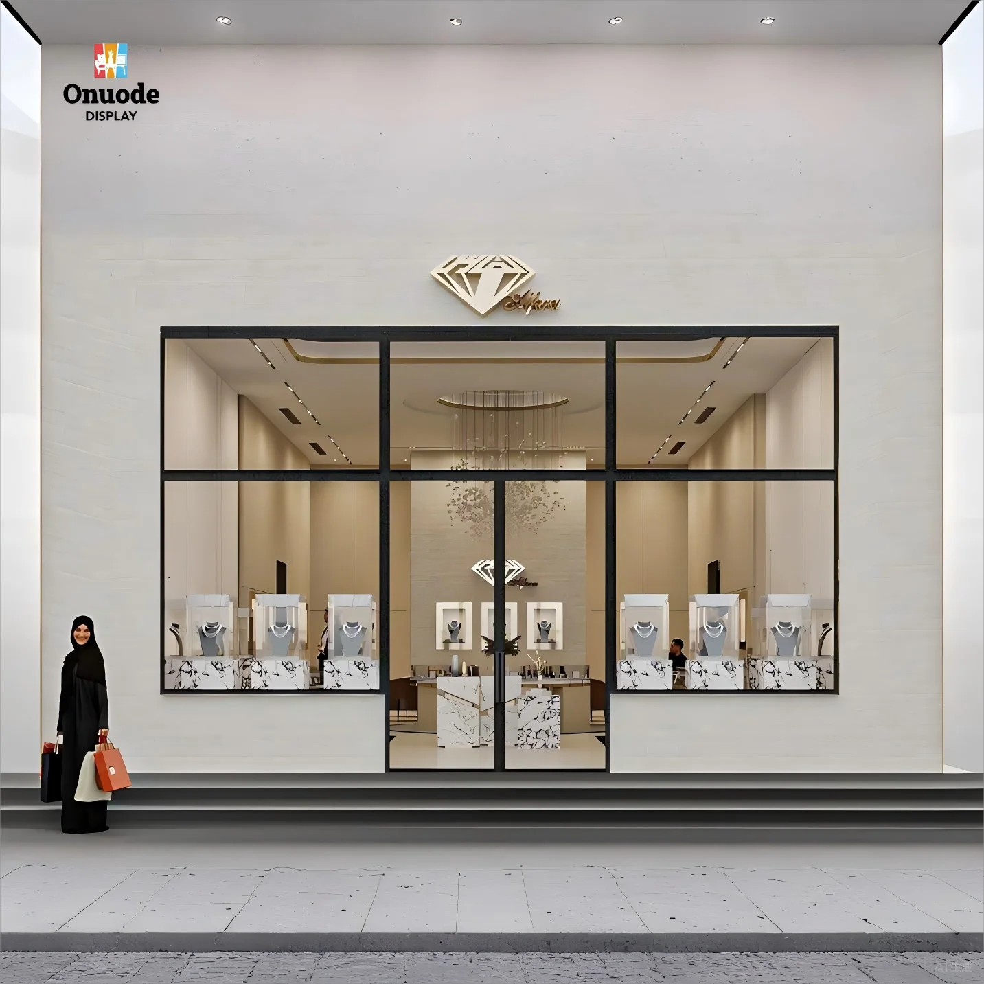 

Custom.Bespoke Luxury Jewelry Display Solutions Custom LED Cabinets for Private Boutiques High-End Store Interiors Jewelry Store
