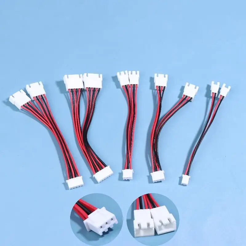 XH2.54MM Y-Splitter Cable Male To 2 Female Connector 26AWG Power Extension Cord 2/3/4/5/6 Pin Splitter Cable Adapter-F(x)