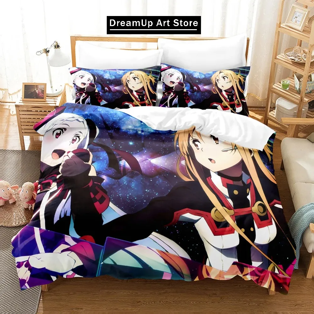 3D Print Anime Sword Art Online Alice Bedding Sets Duvet Cover Sets With Pillowcase Twin Full Queen King Bedclothes Bed Linen