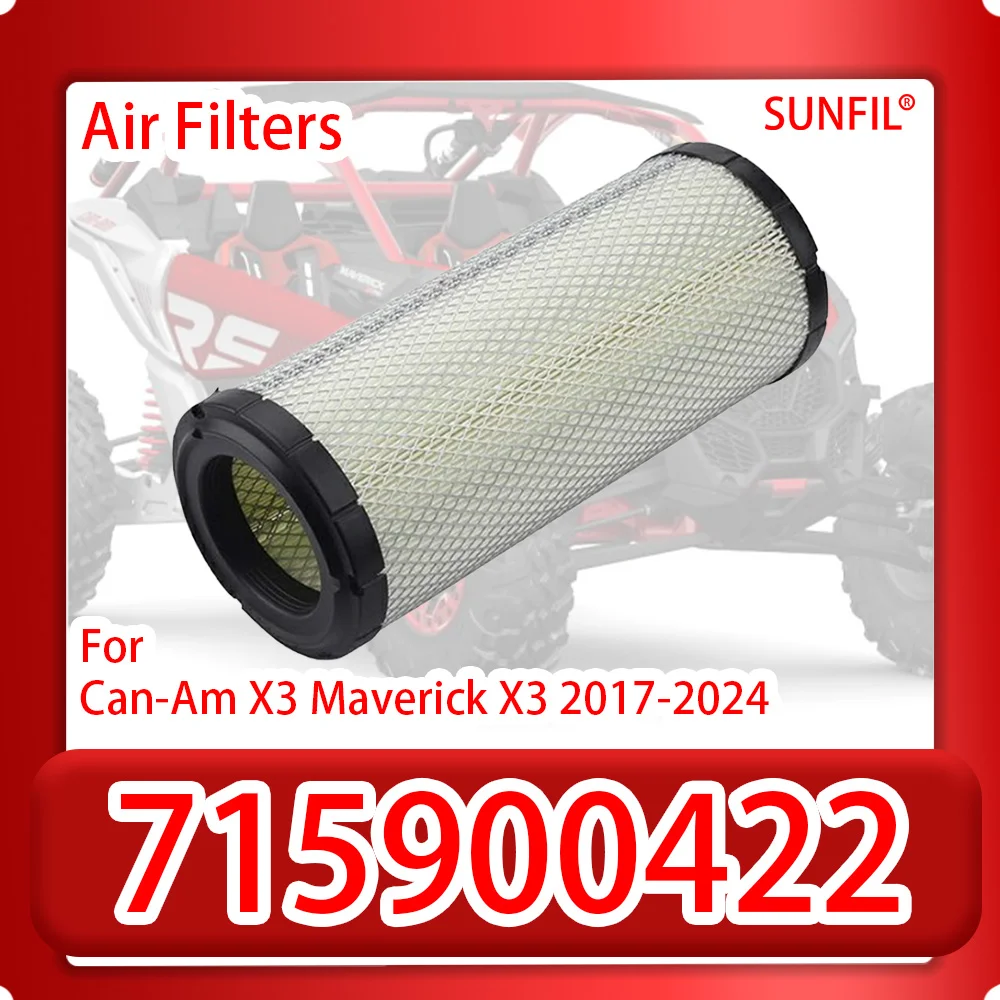 715900422 Air Filters For Can-Am X3 Maverick X3 2017-2024 Maverick MAX Turbo R RR Maverick Sport 1000R Commander MAX 1000R DS