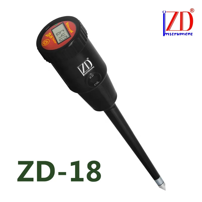 Portable 3-in-1 Digital Soil PH EC Temperature Meter Moisture Nutrient Fertility Tester LCD Backlight IP57 Protection 0.2pH