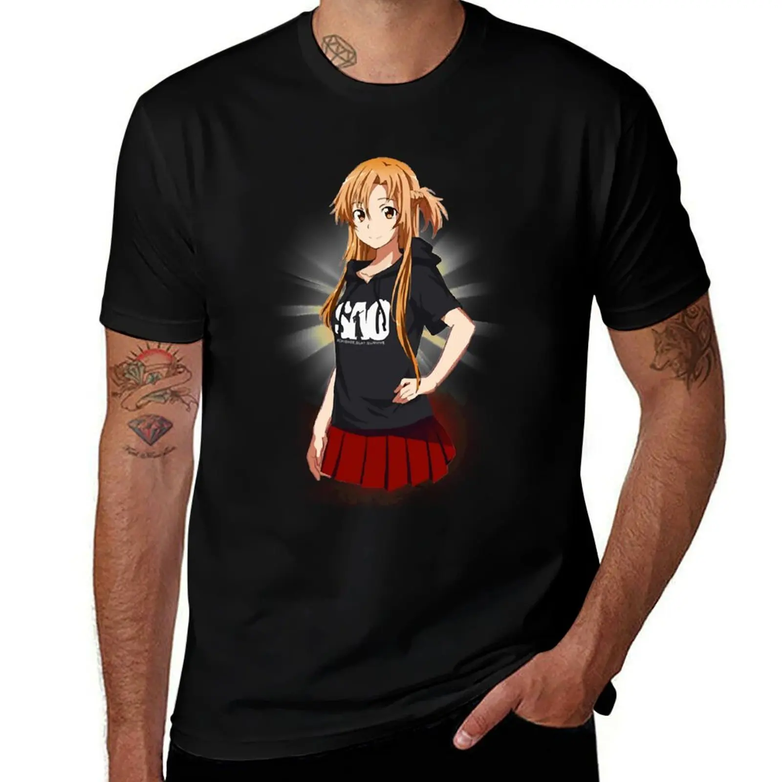 

Asuna T-Shirt t shirt for man 100 percent cotton t shirts for man graphic funny t shirts for man cotton T-Shirt
