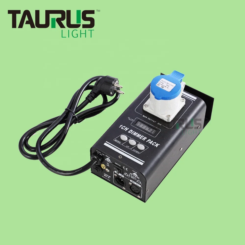

1 Channel digital Dimmer Pack DMX 512 Lighting Console Controller high speed CPU memory