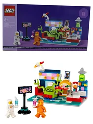 LEGO 40687 Promotion Series Alien Space Restaurant Building Blocks Puzzle Toy Gift