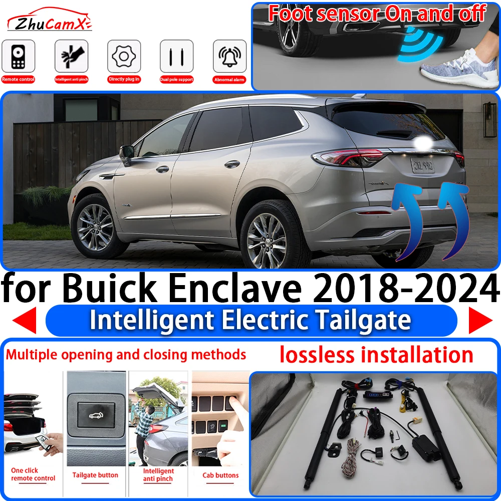 ZhuCamX for Buick Enclave 2018-2024 OEM Power Liftgate Trunk Electric Suction Tailgate Intelligent Tail Gate Lift Strut System