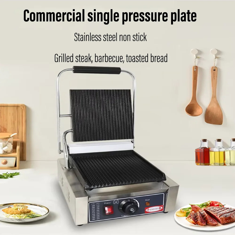 Commercial or household electric grill, household non stick pan, steak machine, non stick pan, 110V 220V