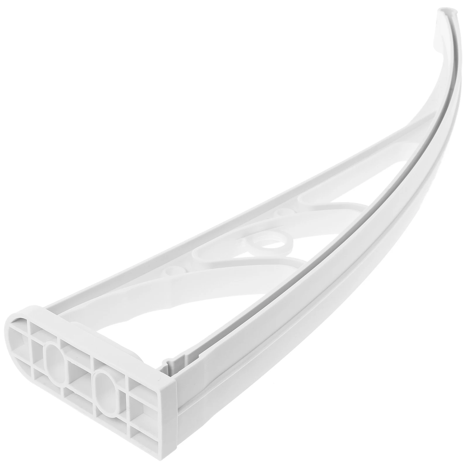 

Plastic Steel Bracket 600mm White Silent Awning Brackets for Doors Windows Patio Cover Weather Resistant Reinforced PVC Easy