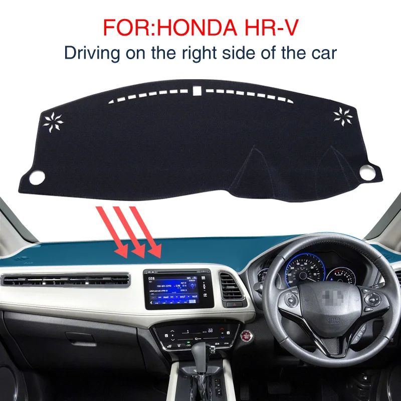 

for Honda HR-V Vezel 2015-2022 HRV Car Dashboard Mat Dash Mat Dashmat Accessories Sunshade Protective Carpet