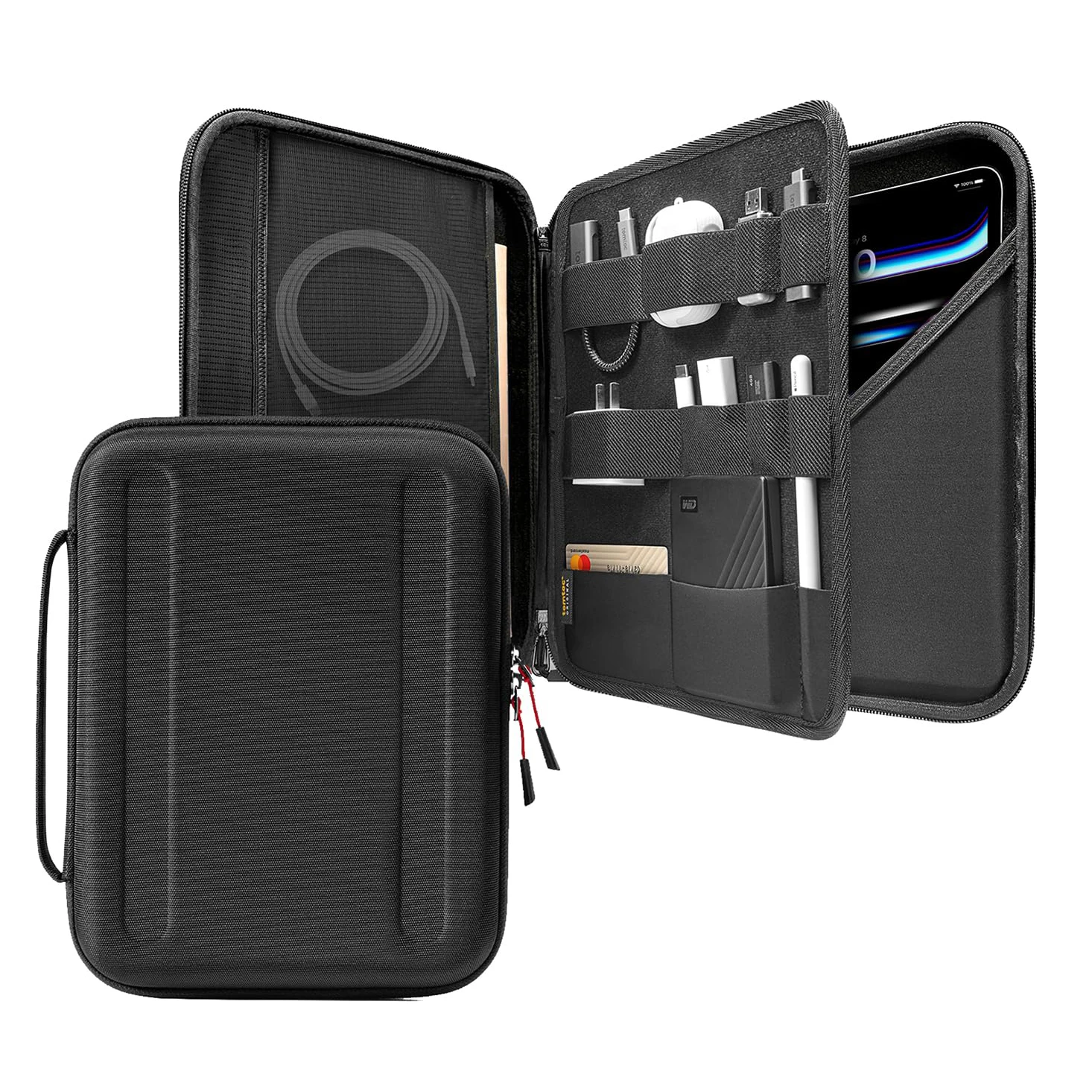 

Чехол-портфель из ЭВА для iPad Pro 13 дюймов (M5/M4), чехол-футляр для планшета, совместим с iPad Air (M3/M2) 2025-2024, iPad Pro 12.9 дюймов (M2/M1)