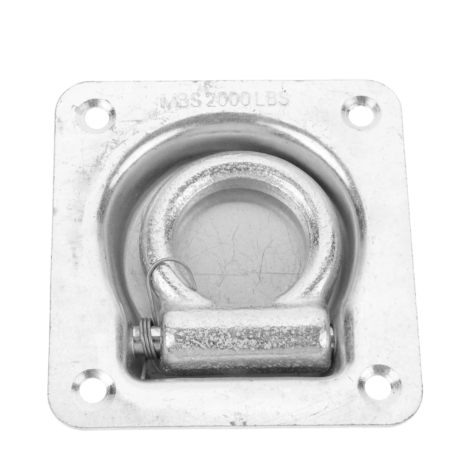 

Trailer Tie Down Anchor D Ring Flush Mount Handle Auto Reset Recessed Pull For Boat Deck Hatch Floor Lifting Truck