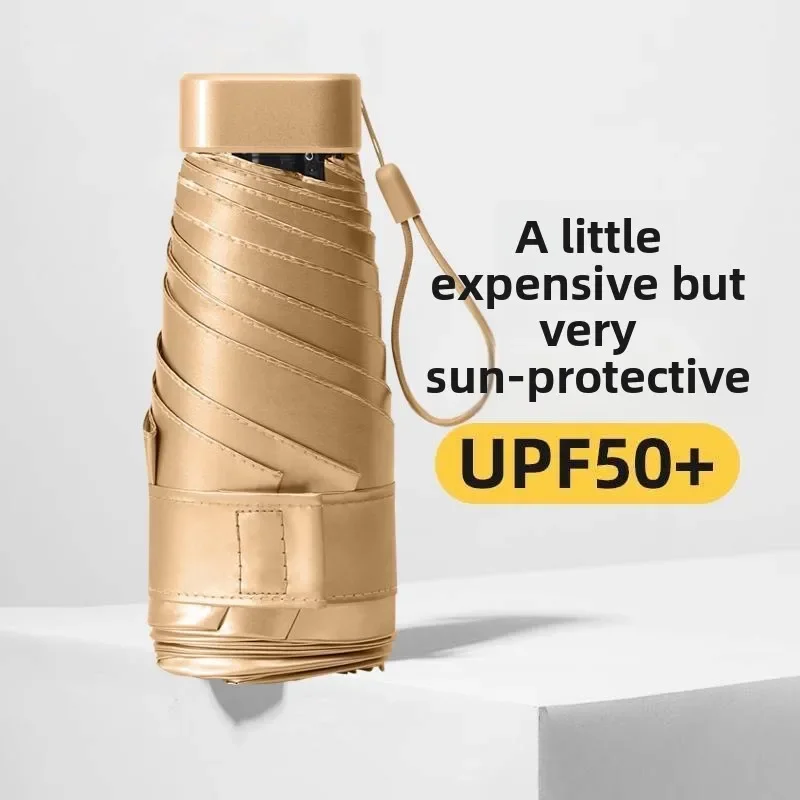 مظلة ريشة من ألياف الكربون خفيفة الوزن واقية من الأشعة فوق البنفسجية مظلة قلم رصاص مناسبة لدراسة المكتبة وتثقيف الكتب