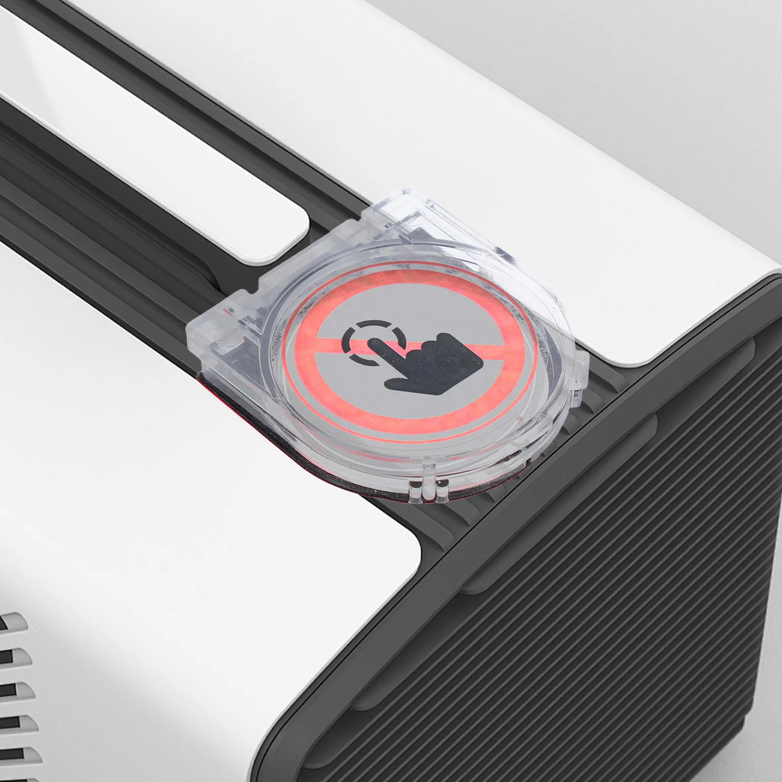 

Button Cover For Computer Power Switch Durable Plastic Protector Accidental Press Prevention Compatible With Elevator Washing