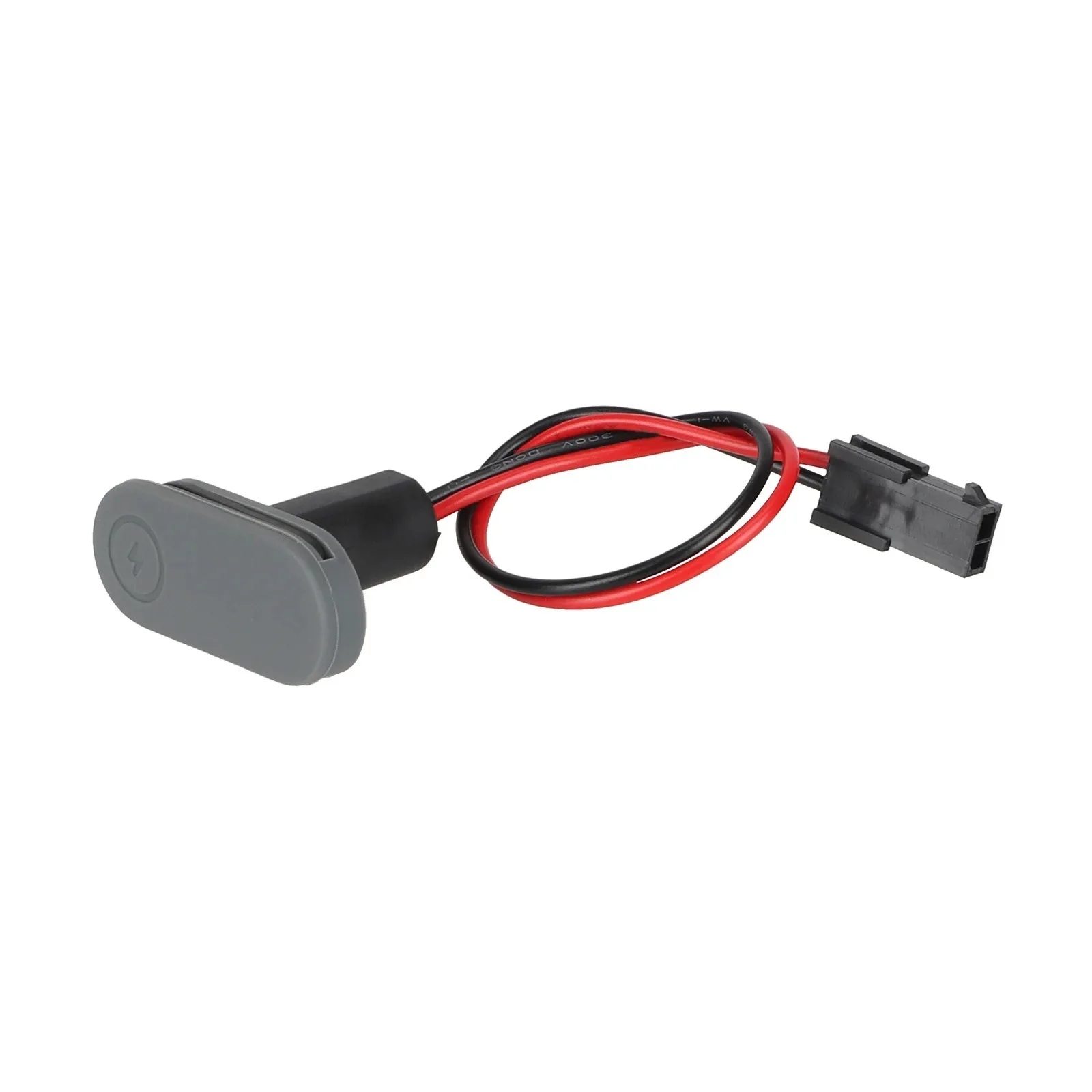 Waterproof Charging Port Cover with Cable for Xiaomi 6 Lite E-Scooter DC Socket Plug Cap Replacement Spare Part Accessory