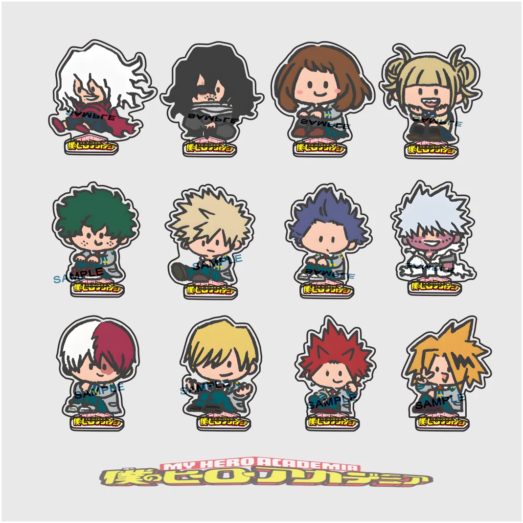 Anime My Hero Academia Izuku Katsuki Cute Chibi Acrylic Stand Keychain Exquisite Cos Tabletop Ornament Decoration Gift  10cm