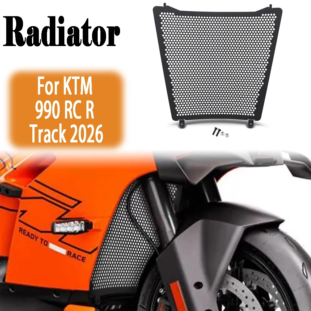 

For KTM 990 RC R 2026 990 RC R Track 2026- Motorcycle Radiator Grille Guard Cover Protector Water Tank Protection Accessories