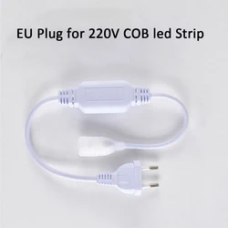 EU Plug for 220V COB LED Strip